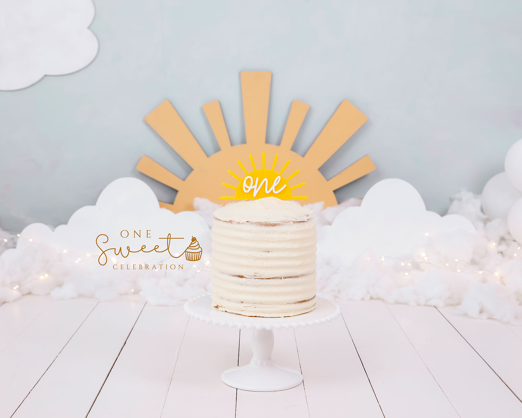 Cute Homemade Sunshine Cake