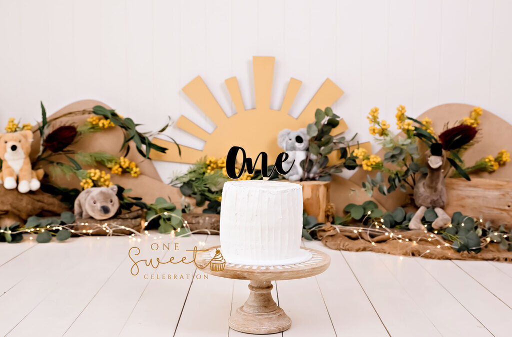 Australiana themed cake smash