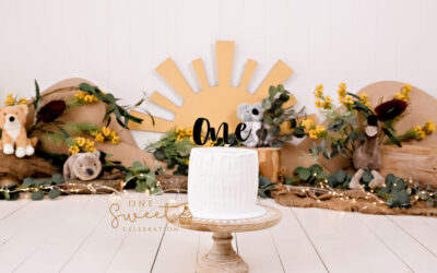 Australiana themed cake smash