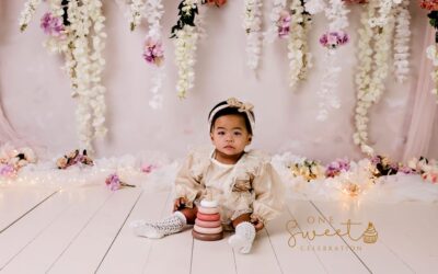 Petals, Frosting, and Baby’s First Birthday: A Floral Cake Smash Adventure!