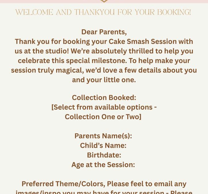 PREPARING FOR YOUR SESSION