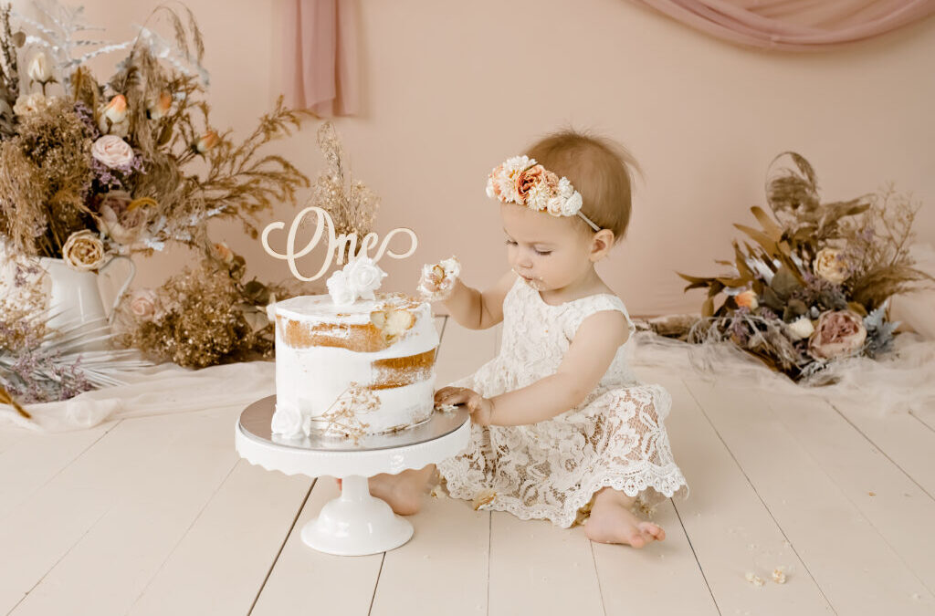 One Sweet Celebration – Cake Smash studio Gold Coast