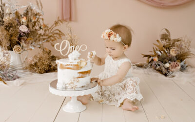 One Sweet Celebration – Cake Smash studio Gold Coast
