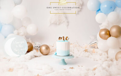 I love you to the moon and back – Gold Coast Cake Smash Photographer